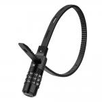 Antifurt bicicleta Rockbros 3240001001, Cu cifru, Lungime 0.5m, Negru 2 - lerato.ro