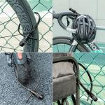 Antifurt bicicleta Rockbros 3240001001, Cu cifru, Lungime 0.5m, Negru 6 - lerato.ro