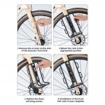 Portbagaj bicicleta Rockbros 33210004001 pentru furca bicicletei, 22 × 10.5 × 13.8 cm, Negru 8 - lerato.ro