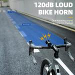 Sonerie bicicleta Rockbros 34210002001, Electric, 2xCR2032, Negru 5 - lerato.ro