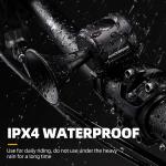 Sonerie bicicleta Rockbros 34210002001, Electric, 2xCR2032, Negru 6 - lerato.ro