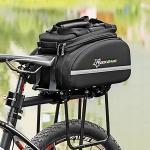 Geanta pentru bicicleta Rockbros A6-03BK, Waterproof, Montare pe portbagaj, 35L, Negru 8 - lerato.ro