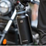Bidon sport termic Rockbros 35210029002 pentru ciclism, Otel inoxidabil, 650ml, Negru 11 - lerato.ro