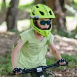Casca de protectie ciclism pentru copii Rockbros TT-32003 Shark, Marime S, 48-52cm, Verde 5 - lerato.ro
