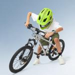 Casca de protectie ciclism pentru copii Rockbros TT-32003 Shark, Marime S, 48-52cm, Verde 8 - lerato.ro