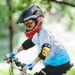 Casca de protectie ciclism pentru copii Rockbros TT-32005 Shark, Marime S, 48-52cm, Negru 5 - lerato.ro