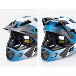 Casca de protectie ciclism pentru copii Rockbros TS-61 10110061001, Marime S, 48-54cm, Albastru 5 - lerato.ro