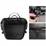 Geanta pentru bicicleta Rockbros AS-003-1BK, Waterproof, Montare pe portbagaj, 10-14L, Negru 6 - lerato.ro