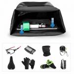 Geanta pentru bicicleta Rockbros AS-003-1BK, Waterproof, Montare pe portbagaj, 10-14L, Negru 7 - lerato.ro
