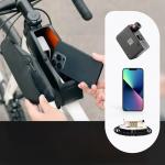 Geanta pentru bicicleta Rockbros 30120122002, Waterproof, Montare pe cadru, 0.9L, Negru 8 - lerato.ro