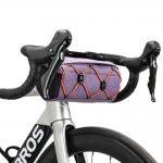 Geanta pentru bicicleta Rockbros 30110054005, Elemente reflectorizante, Montare pe ghidon, 2.2L, Violet 3 - lerato.ro
