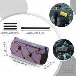 Geanta pentru bicicleta Rockbros 30110054005, Elemente reflectorizante, Montare pe ghidon, 2.2L, Violet 7 - lerato.ro