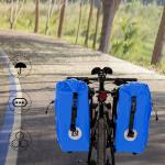 Geanta pentru bicicleta Rockbros 30140022004, Waterproof, Montare pe portbagaj, 25-32L, Albastru 4 - lerato.ro