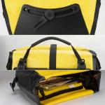 Geanta pentru bicicleta Rockbros 30140022005, Waterproof, Montare pe portbagaj, 25-32L, Galben 7 - lerato.ro