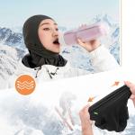 Cagula pentru ski Qunature 13230023010, Marime M, 40–48 cm, Negru 4 - lerato.ro