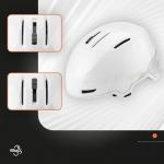 Casca protectie ski / snowboarding Qunature 10130003001, 58-61cm, Marime L, Alb 3 - lerato.ro