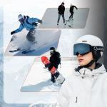 Casca protectie ski / snowboarding Qunature 10130003001, 58-61cm, Marime L, Alb 6 - lerato.ro
