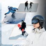 Casca protectie ski / snowboarding Qunature 10130003003, 58-61cm, Marime L, Negru 6 - lerato.ro