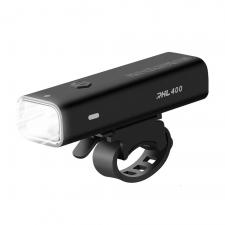 Accesorii biciclete / motociclete / trotinete electrice, Lumina bicicleta Rockbros 24310006001, LED, 2000 mAh, 400lm, 4 moduri, Incarcare Micro USB, Negru, lerato.ro