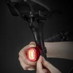 Lumina bicicleta spate Rockbros Q2S, 260mAh, 30lm, 4 moduri, Cablu USB-A la USB-C inclus, Negru 4 - lerato.ro