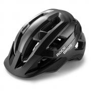 Casca de protectie ciclism pentru copii Rockbros LK-67, Viziera detasabila, 54–58cm, Negru