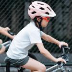 Casca de protectie ciclism pentru copii Rockbros LK-67, Viziera detasabila, 54–58cm, Roz 5 - lerato.ro