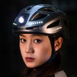 Casca de protectie ciclism Rockbros ZK-077, 57-61cm, Ventilatie eficienta, Sistem de iluminare integrat, Incarcare USB-C, Negru 6 - lerato.ro