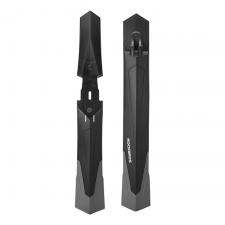 Accesorii Auto / Moto / Bicicleta, Set 2 aparatori bicicleta fata si spate Rockbros DNB-890, Constructie flexibila si rezistenta, Polipropilena / Cauciuc, Negru, lerato.ro