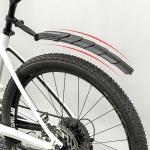 Set 2 aparatori bicicleta fata si spate Rockbros FK-810, Design pliabil telescopic, Poliamida, Negru 11 - lerato.ro