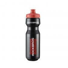 Accesorii Auto / Moto / Bicicleta, Bidon sport termic Rockbros pentru ciclism, Constructie etansa, Polipropilena, 750ml, Negru / Rosu, lerato.ro