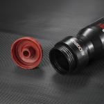 Bidon sport termic Rockbros pentru ciclism, Constructie etansa, Polipropilena, 750ml, Negru / Rosu 8 - lerato.ro
