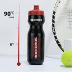 Bidon sport termic Rockbros pentru ciclism, Constructie etansa, Polipropilena, 750ml, Negru / Rosu 9 - lerato.ro