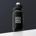 Bidon sport Rockbros 35210066001 pentru ciclism, Constructie etansa, Polipropilena, 600ml, Negru 3 - lerato.ro