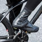 Set 2 protectii pentru pantofi ciclism Rockbros LF1081, Windproof, Waterproof, Marime 42-46, Negru 13 - lerato.ro
