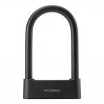 Antifurt bicicleta Rockbros 32210818001 Smart U-Lock, Deblocare amprenta / aplicatie / cheie, Bluetooth, Incarcare USB-C, Negru 2 - lerato.ro