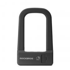 Antifurt bicicleta Rockbros RBNS1 Smart U-Lock, Deblocare NFC / cheie, 600mAh, Incarcare USB-C, Negru