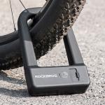 Antifurt bicicleta Rockbros RBNS1 Smart U-Lock, Deblocare NFC / cheie, 600mAh, Incarcare USB-C, Negru 6 - lerato.ro