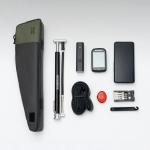 Geanta bicicleta Rockbros DB005 pentru cadru, 0.9L, Negru / Verde 4 - lerato.ro