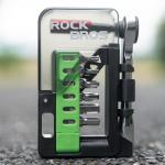 Unealta multifunctionala 14in1 pentru biciclete Rockbros, 12 capete surubelnita, Carcasa compacta, Negru / Verde 4 - lerato.ro