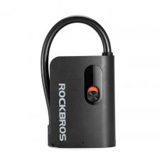 Pompa electrica pentru bicicleta Rockbros L1 Mini, 70 PSI, Lungime furtun 20 cm, Incarcare USB-C, Negru