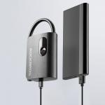 Pompa electrica pentru bicicleta Rockbros L1 Mini, 70 PSI, Lungime furtun 20 cm, Incarcare USB-C, Negru 13 - lerato.ro