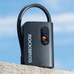 Pompa electrica pentru bicicleta Rockbros L1 Mini, 70 PSI, Lungime furtun 20 cm, Incarcare USB-C, Negru 9 - lerato.ro