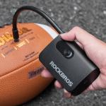 Pompa electrica pentru bicicleta Rockbros L1 Mini, 70 PSI, Lungime furtun 20 cm, Incarcare USB-C, Negru 11 - lerato.ro