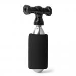 Pompa bicicleta cu CO2 Rockbros, Umflare rapida, Design compact, Constructie din aluminiu, Negru 2 - lerato.ro