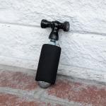 Pompa bicicleta cu CO2 Rockbros, Umflare rapida, Design compact, Constructie din aluminiu, Negru 11 - lerato.ro