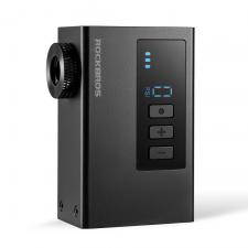 Pompa electrica pentru bicicleta Rockbros AS240 PRO, 120 PSI, 420mAh, Afisaj LED, Incarcare USB-C, Negru