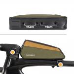 Geanta bicicleta Rockbros 088 pentru cadru, 0.25L, Verde / Portocaliu 7 - lerato.ro