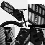 Geanta bicicleta Rockbros AS-013, Montare sub sa, 10L, Negru 4 - lerato.ro