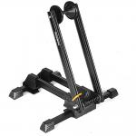 Suport pliabil depozitare bicicleta Rockbros T30 cu montare pe podea, Pliabil, Compatibil cu roti de 24–27.5 inch, Negru 3 - lerato.ro