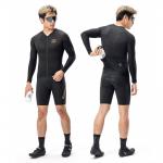 Jacheta cu maneca lunga pentru ciclism Rockbros YDCX008, Slim fit, Respirabila, Logo reflectorizant, Poliester / Nailon, Marime XXL, Negru 3 - lerato.ro